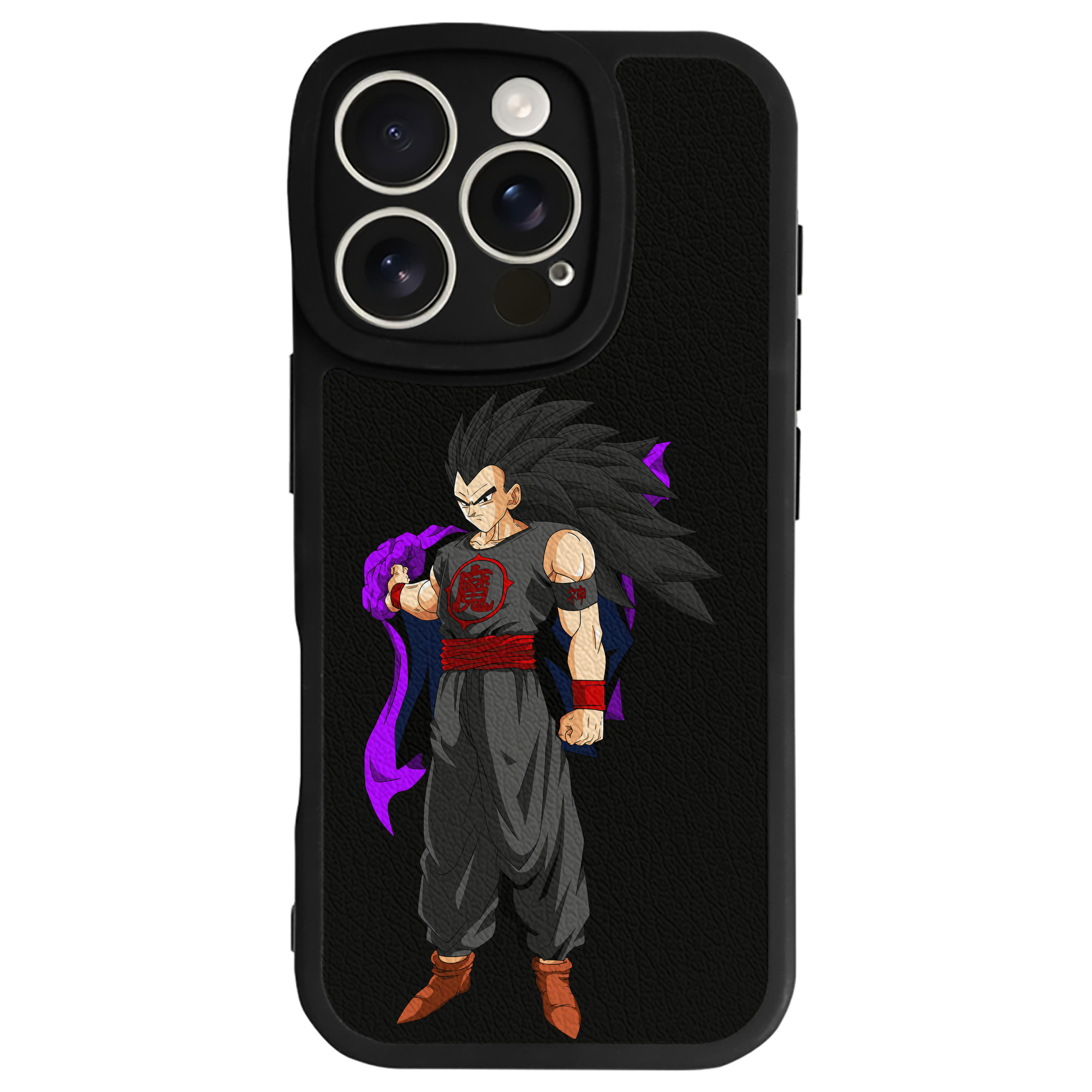 （画像用） ドラゴンボール ベジータ四世（Bejīta Yonsei）DRAGON BALL Vegeta IV 【iPhone 16シリーズ対応】シリコンスマホケース（レザー調） 材質：シリコン